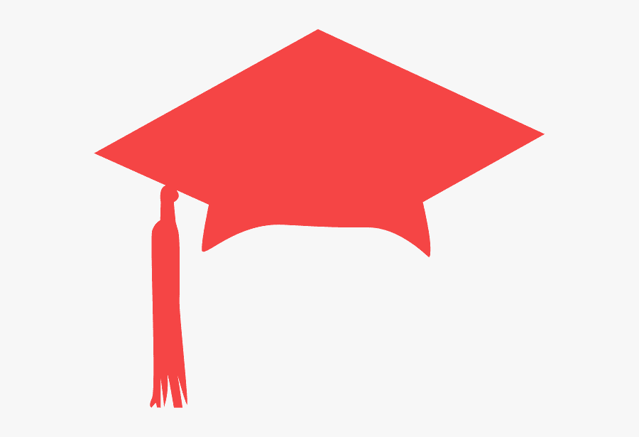 Red Graduation Cap Vector , Free Transparent Clipart - ClipartKey