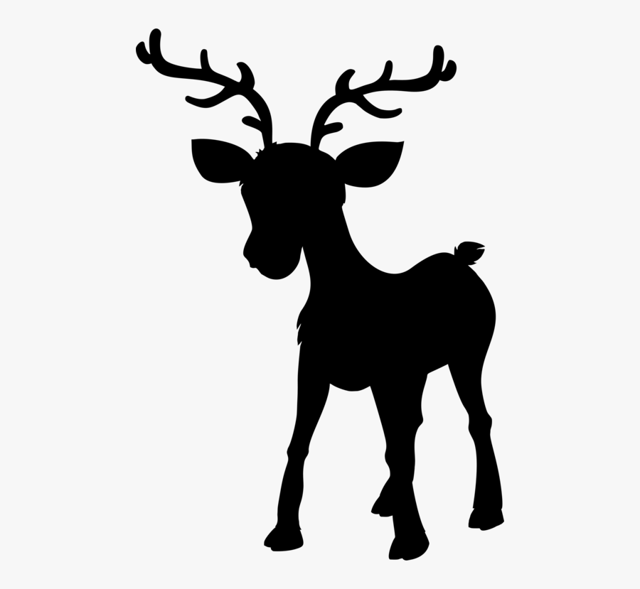 Elk,wildlife,stencil - Deer Park Clipart, Transparent Clipart