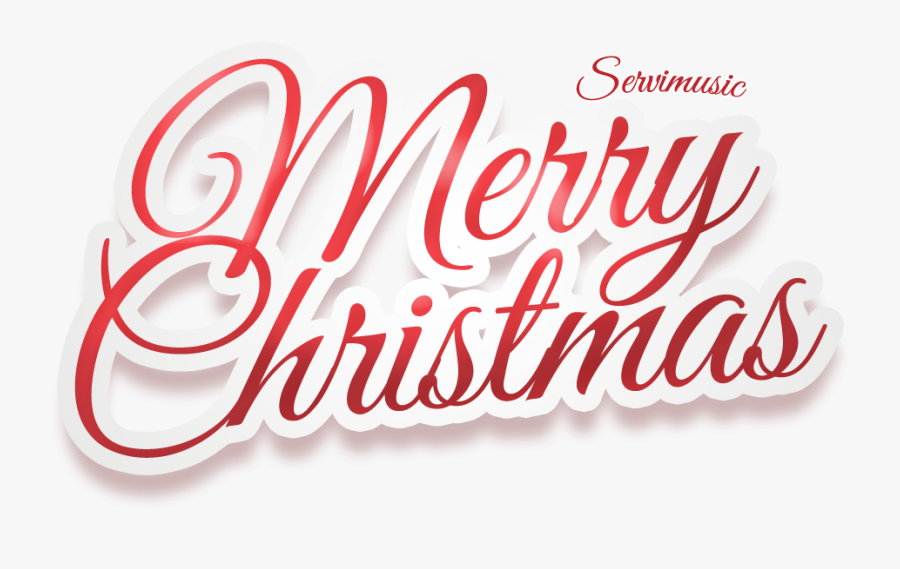 Transparent Happy Christmas Clipart - Merry Christmas Vector Png, Transparent Clipart