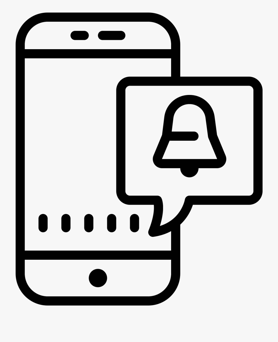 Transparent Push Clipart - App Push Notification Icon, Transparent Clipart