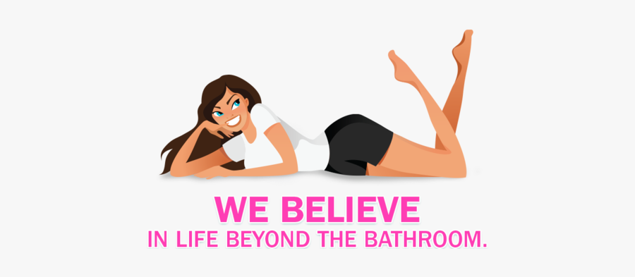 We Believe In Life Beyond The Bathroom, Transparent Clipart