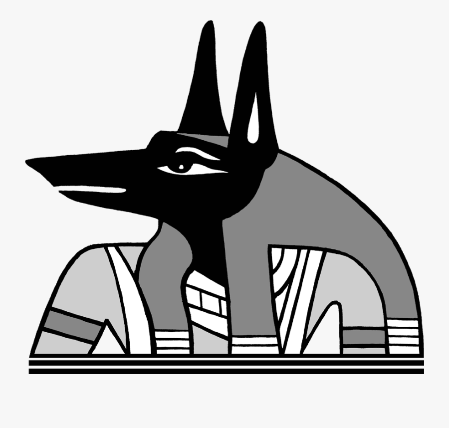 Monochrome Photography Cartoon Dog - Black Jackal, Transparent Clipart