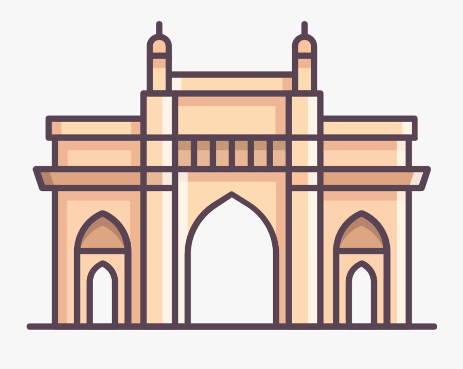Drawing Gateway Of India, Transparent Clipart
