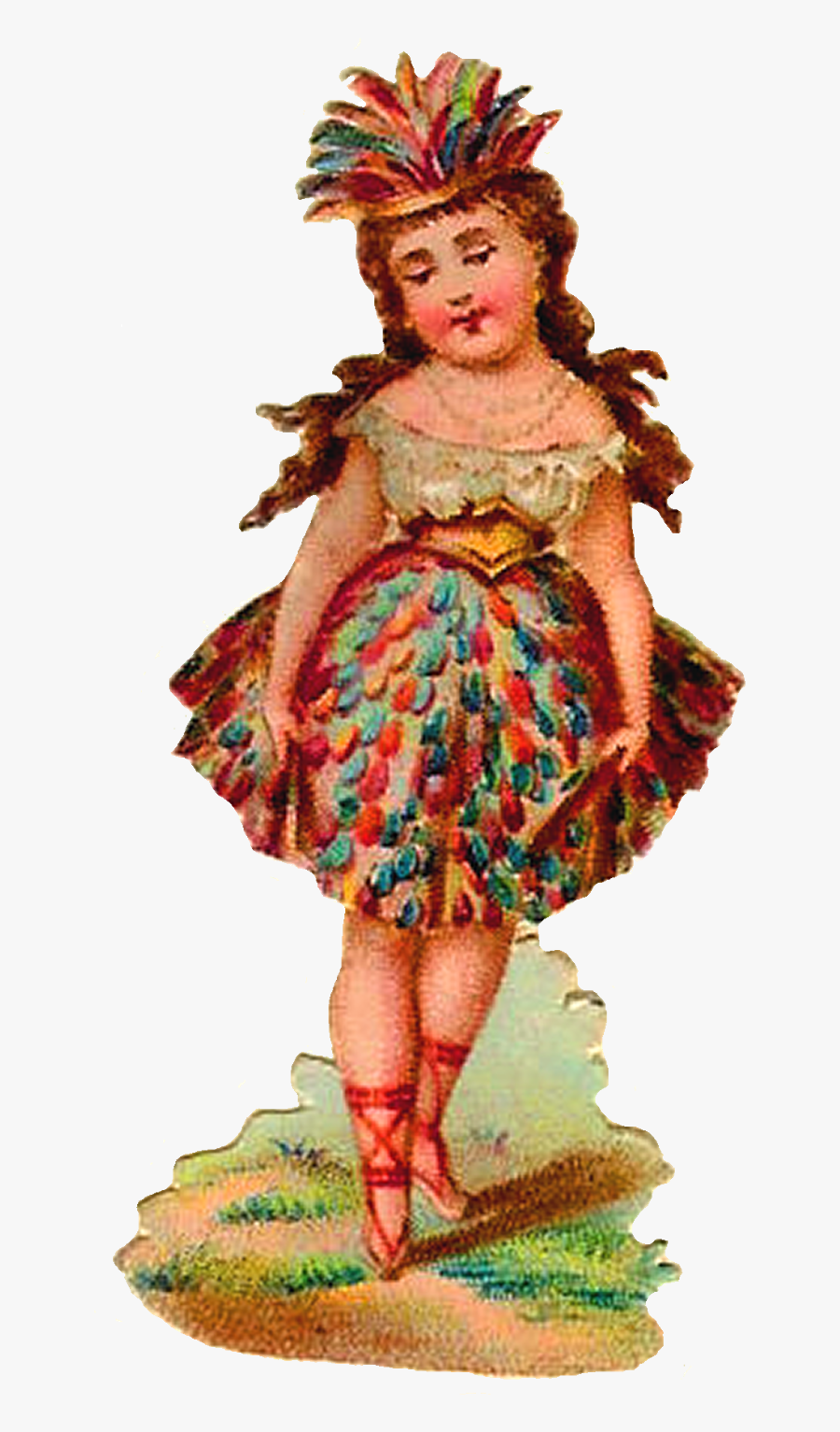 Transparent Victorian Women Clipart - Illustration, Transparent Clipart