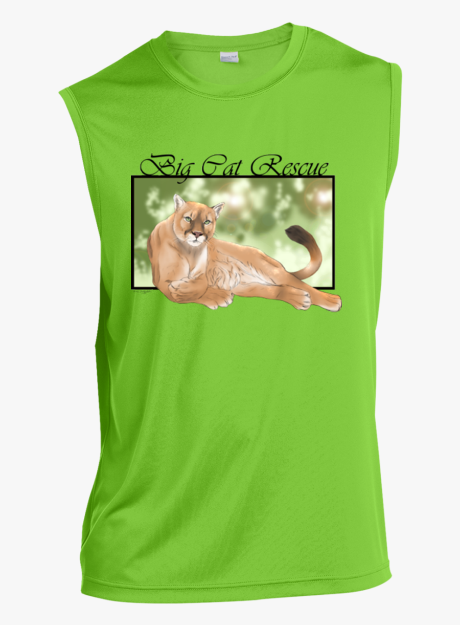 Bcr Mickey Cougar Color Sport Tek Sleeveless Performance - Sphynx, Transparent Clipart