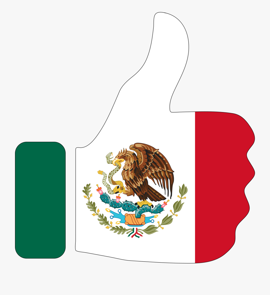 Flag Of Mexico Mexico City Tenochtitlan Thumb Signal - Mexico Flag, Transparent Clipart