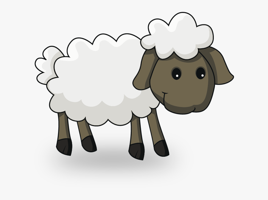 Cartoon Sheep Transparent Background, Transparent Clipart