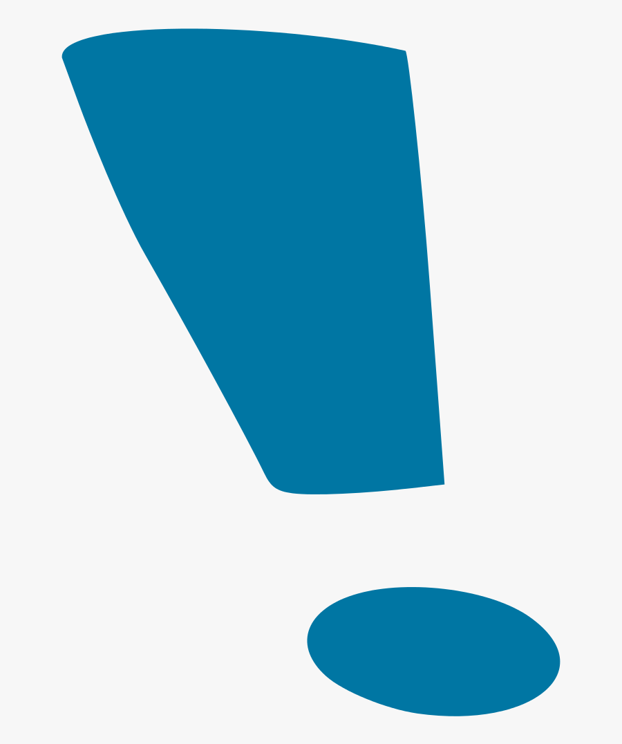 Blue Exclamation Mark Clipart, Transparent Clipart