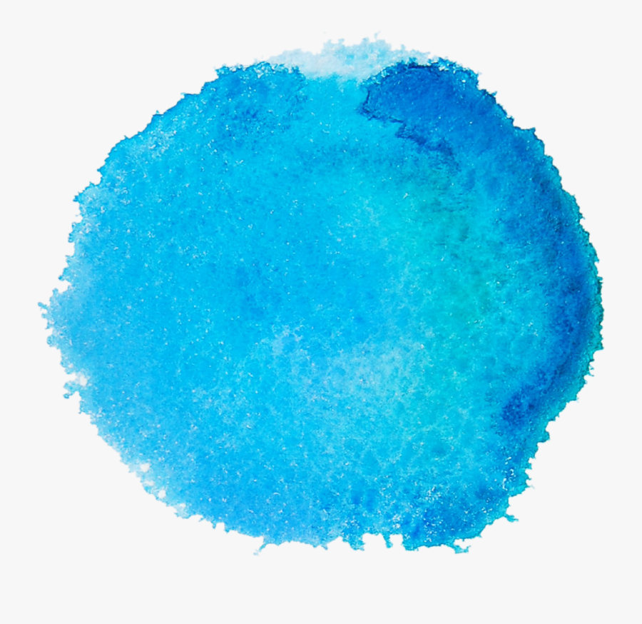 Transparent Paint Circle Png - Blue Watercolor Circle Png, Transparent Clipart
