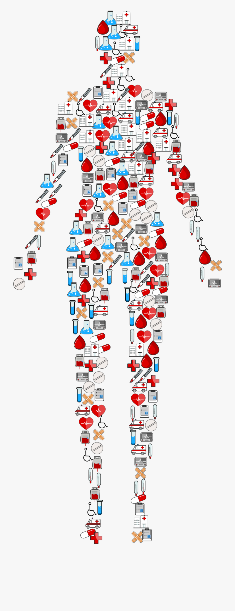 Medical Icons Human Body Clip Arts - Human Body Icon Png, Transparent Clipart
