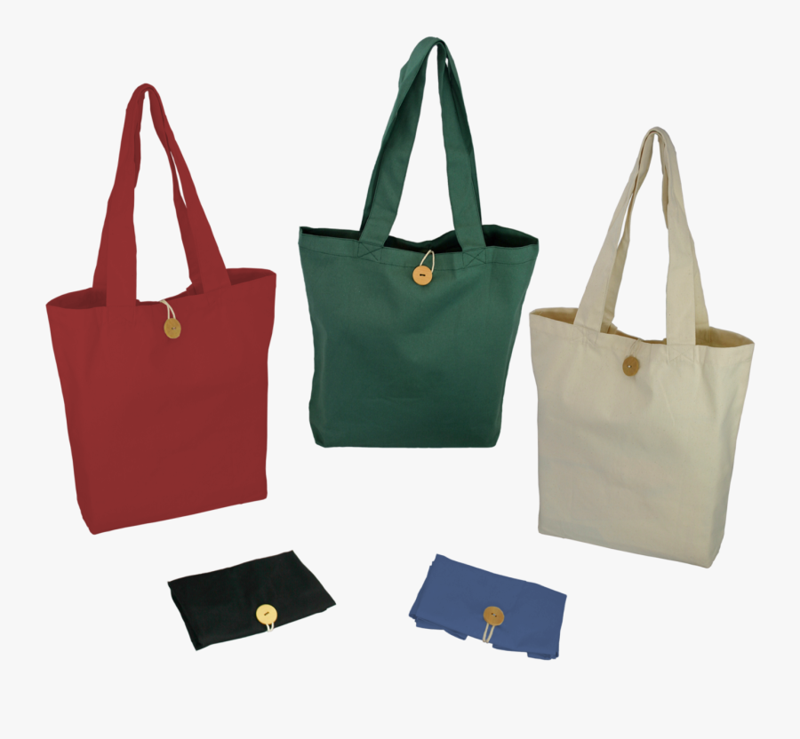 Organic Cotton - Folded Shopping Bags, Transparent Clipart