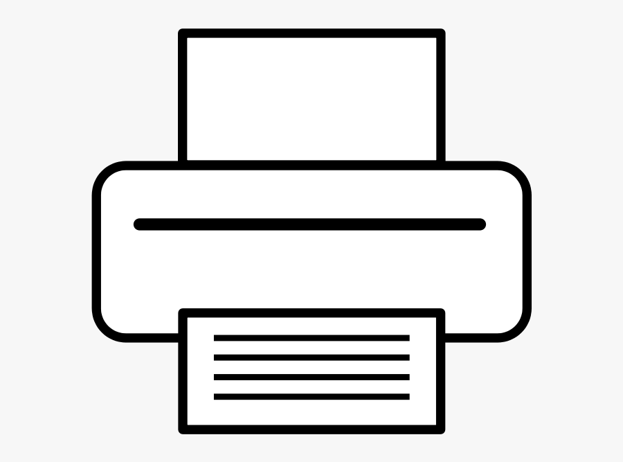 Printer Icon - Transparent Background Printer Icon, Transparent Clipart