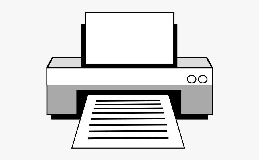 Printer Clipart, Vector Clip Art Online, Royalty Free - Computer Printer Clip Art, Transparent Clipart