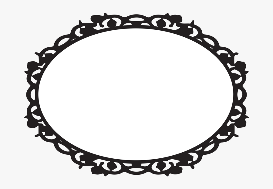 Oval Victorian Frames Clipart Ciij - Oval Frame Clip Art, Transparent Clipart