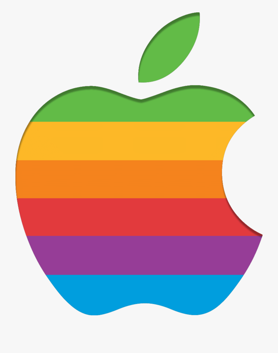 Apple Clipart Transparent Background - Transparent Old Apple Logo, Transparent Clipart
