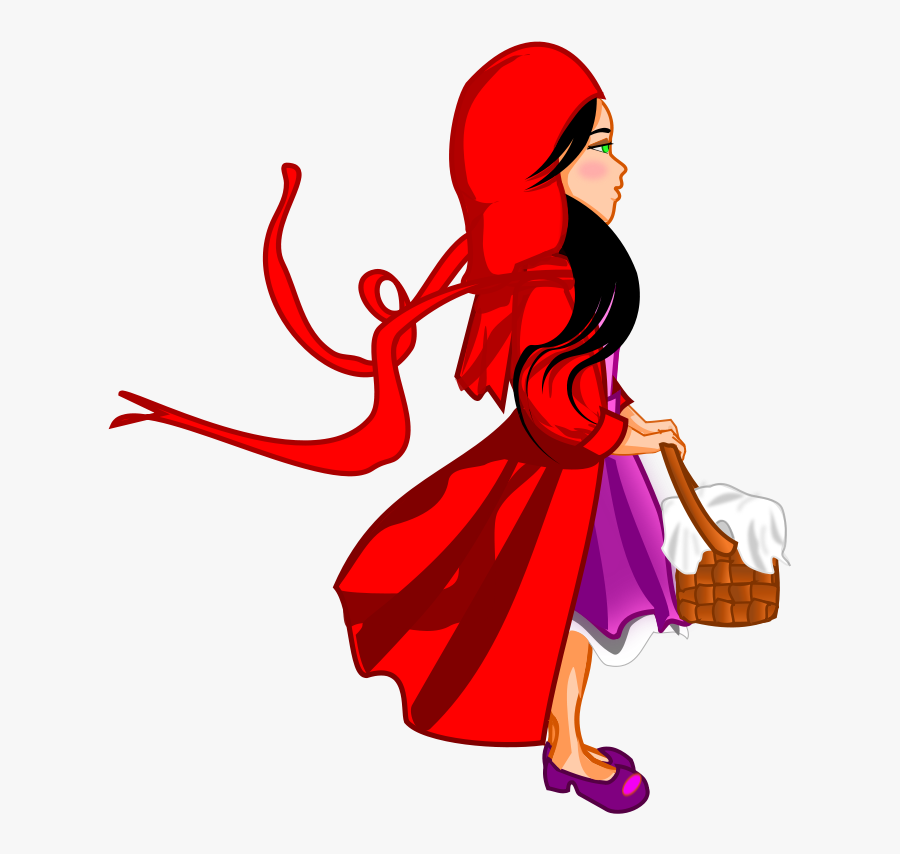 Woman,art,joint - Transparent Little Red Riding Hood Png, Transparent Clipart