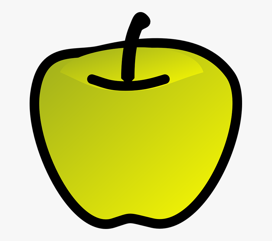 Green Apple 2 Clip Art At Clker - Gambar Buah 3 Dimensi, Transparent Clipart