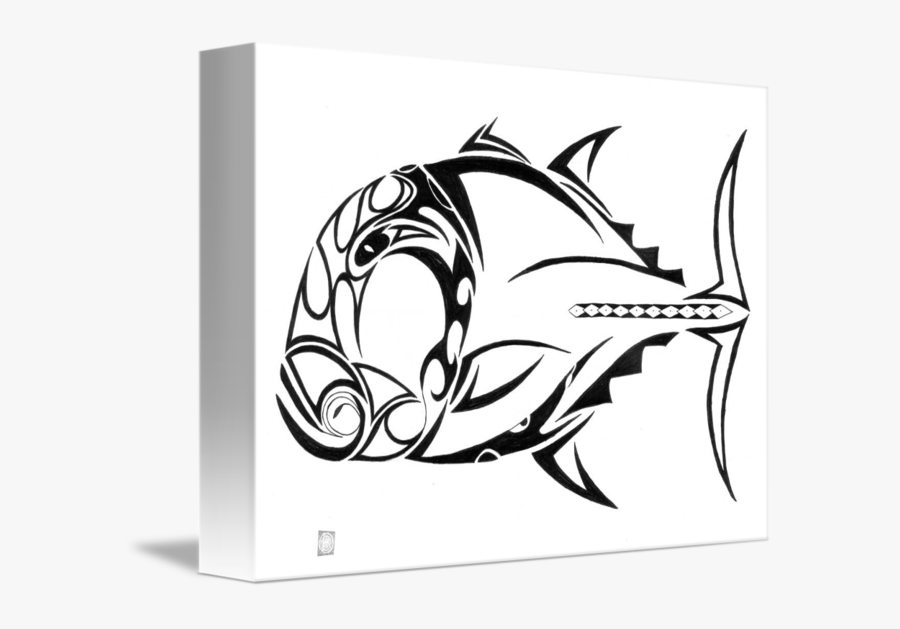 Transparent Tribal Cliparts - Marlin, Transparent Clipart