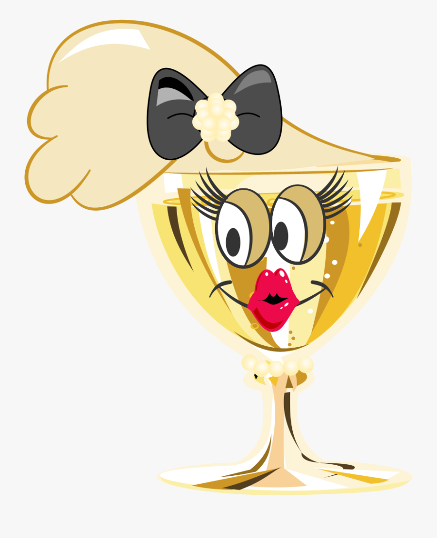 Pictures Of Champagne Glasses - Champagne And Glasses Clip Art, Transparent Clipart