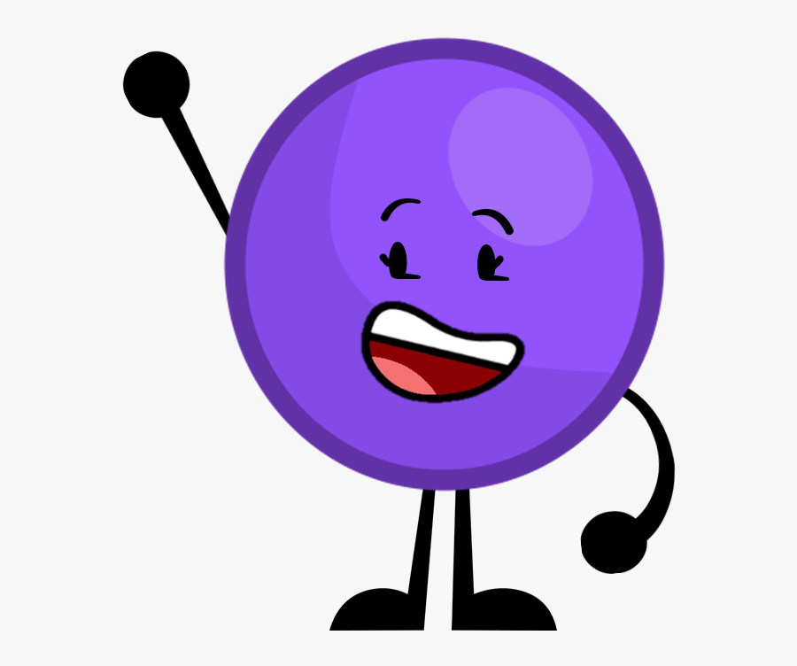 Purple Ball Object - Bfdi Purple Ball , Free Transparent Clipart ...