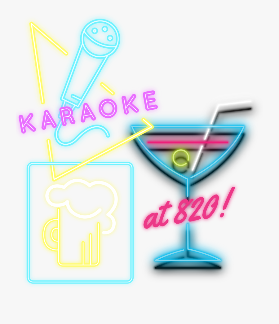 Transparent Karaoke Clip Art - Neon Karaoke Sign Png Transparent, Transparent Clipart