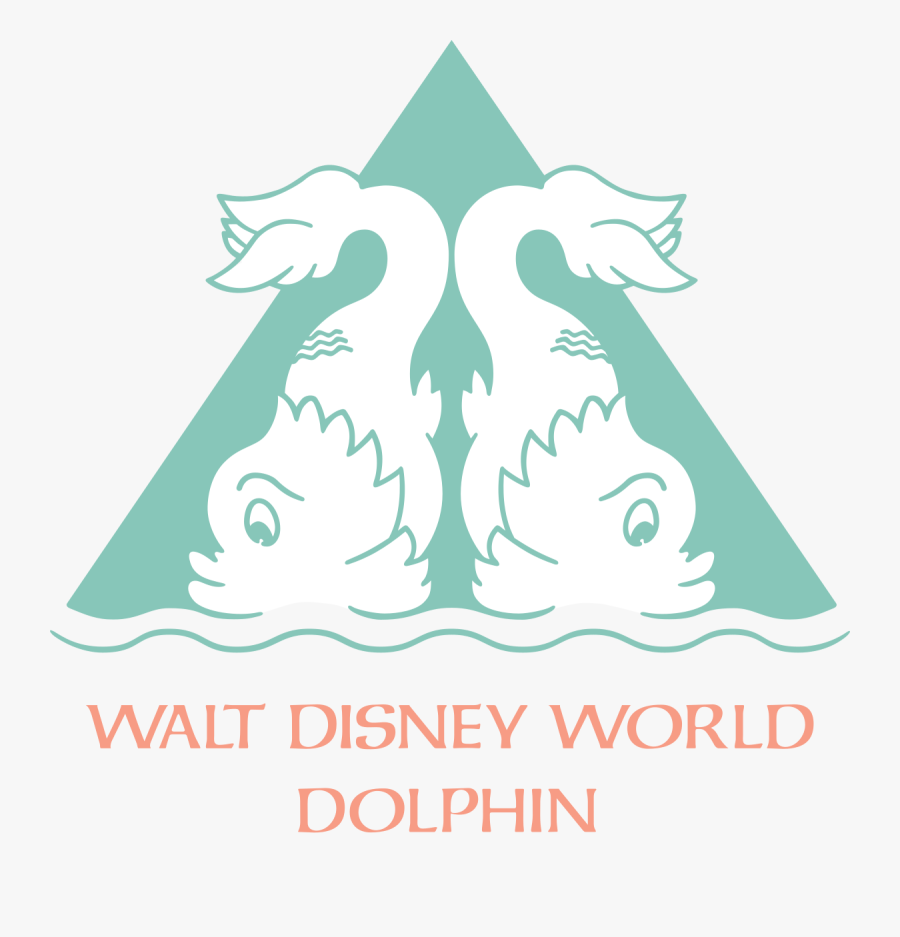 Walt Disney World Dolphin Logo Png - Walt Disney World Swan And Dolphin Logo, Transparent Clipart