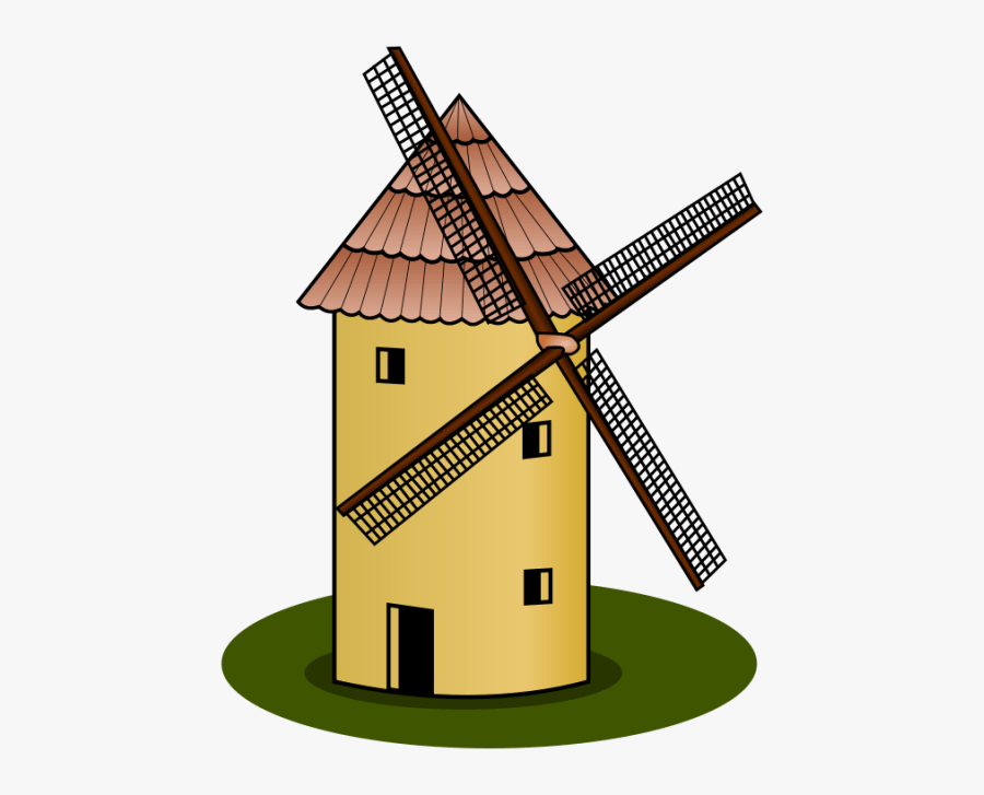 Village - Clipart - Mill Clipart, Transparent Clipart