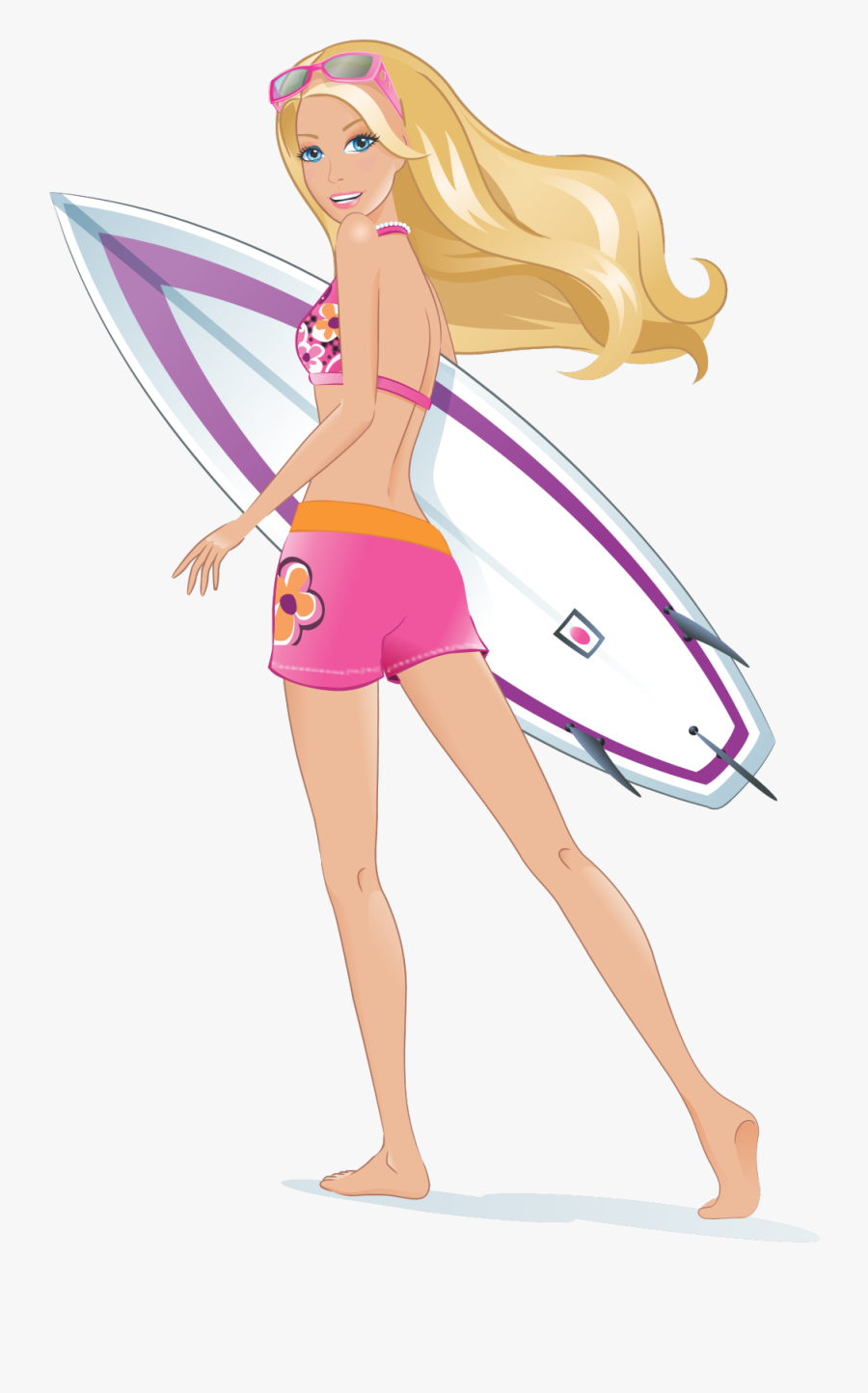 Barbie Clipart Transfer - Barbie Mermaid Tale Png, Transparent Clipart