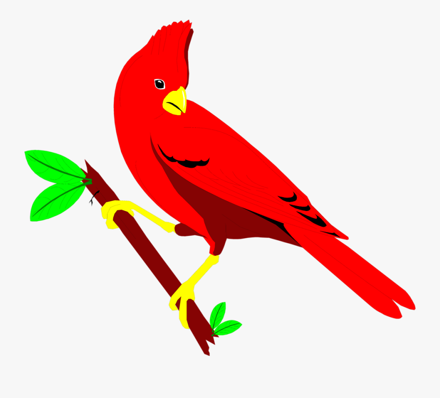 Cardinal Free Stock Photo Illustration Of A Red Cardinal - Animated Gif Transparent Cardinal, Transparent Clipart