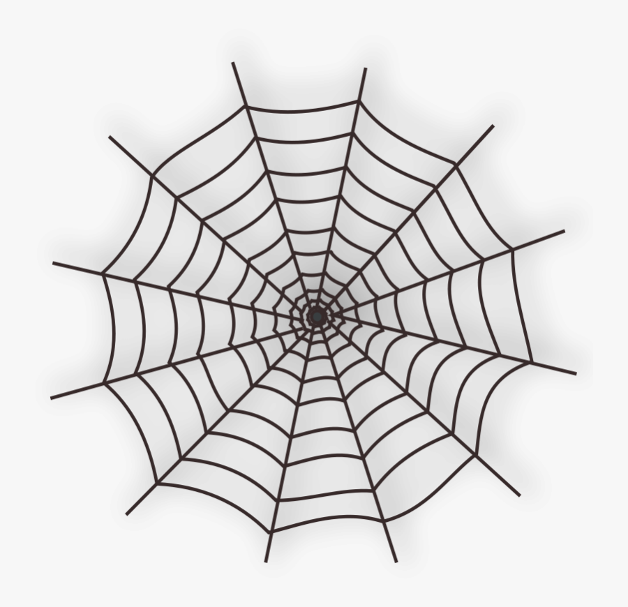 Spider Web Clip Art - Cartoon Transparent Spider Web, Transparent Clipart