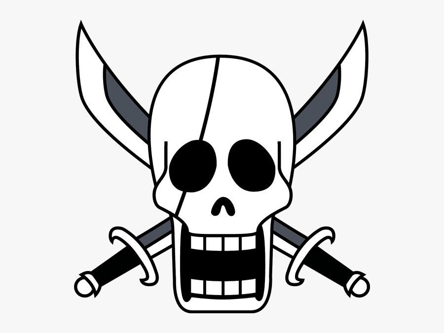 Cartoon,line Art,bone,clip Book - One Piece Jolly Roger Shanks, Transparent Clipart