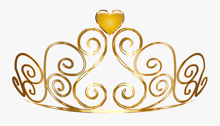 Tiara Crown Female - Gold Princess Crown Png, Transparent Clipart