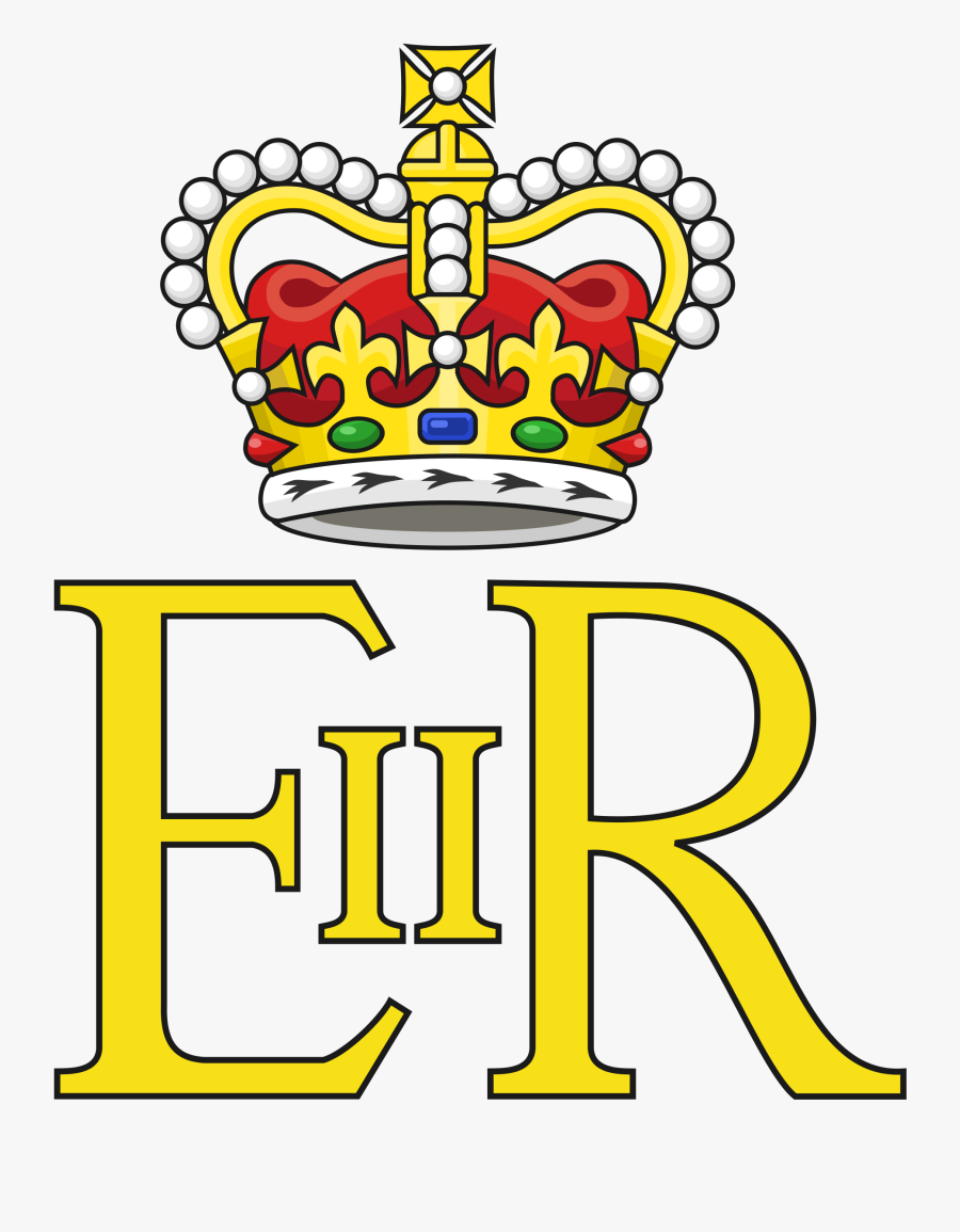 File Royal Cypher Of - Queen Elizabeth 2nd Coat Of Arms, Transparent Clipart