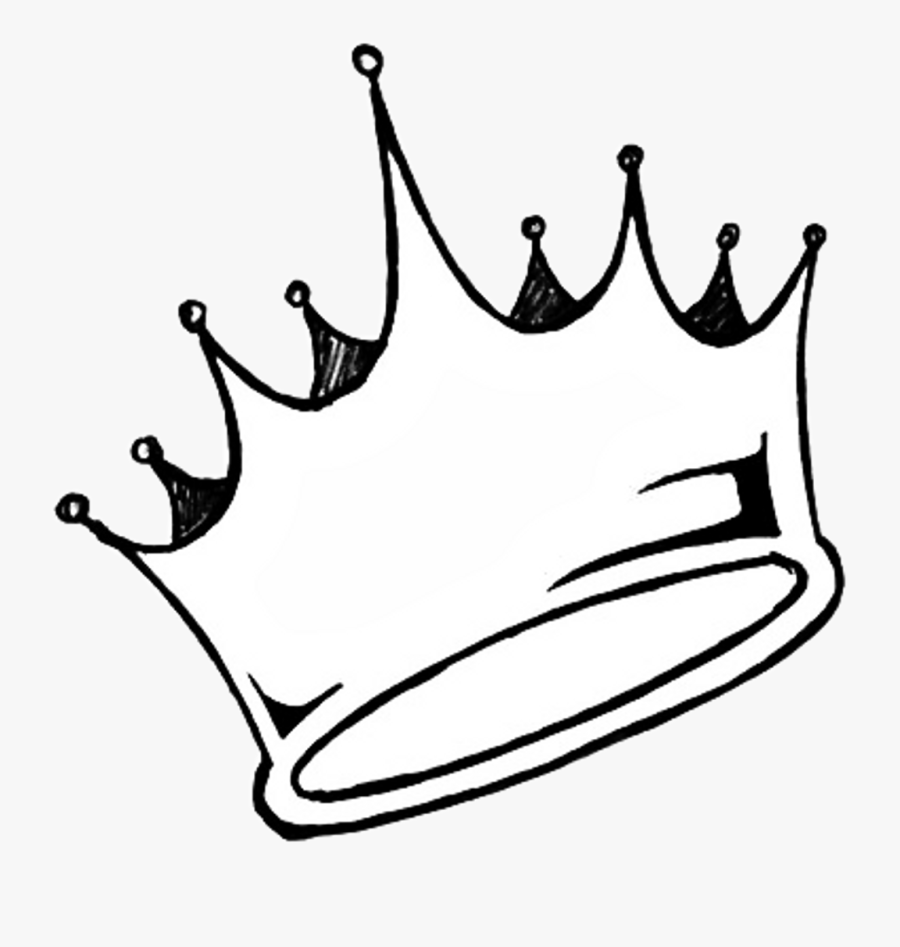 Transparent Crown Tumblr Sticker Aesthetic White Queen - Crown Easy ...