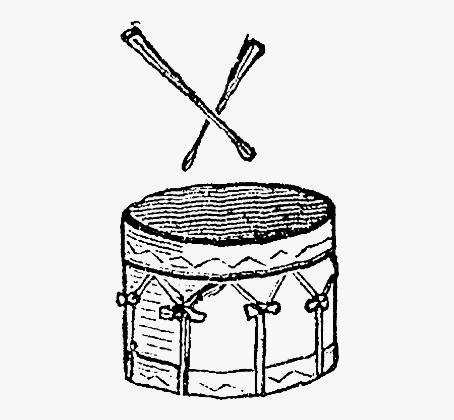 Toy Drum Illustration Download Child - Sketch, Transparent Clipart