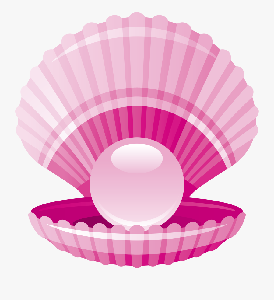 Clam Pearl Seashell - Seashell With Pearl Clipart , Free Transparent ...