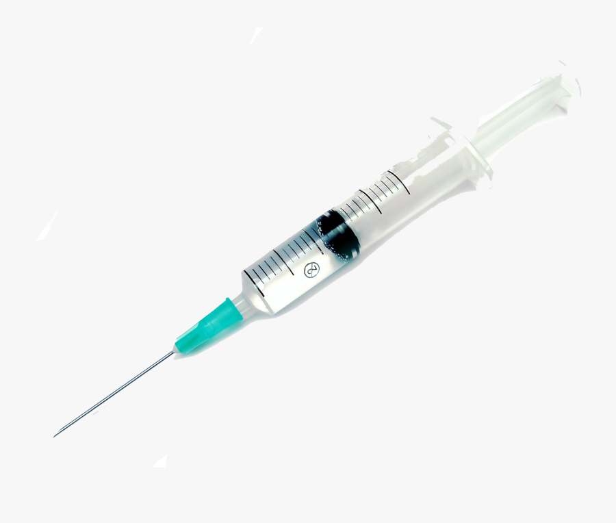 Hypodermic Needle Syringe Medicine Injection Luer Taper - Parts Of A Syringe, Transparent Clipart