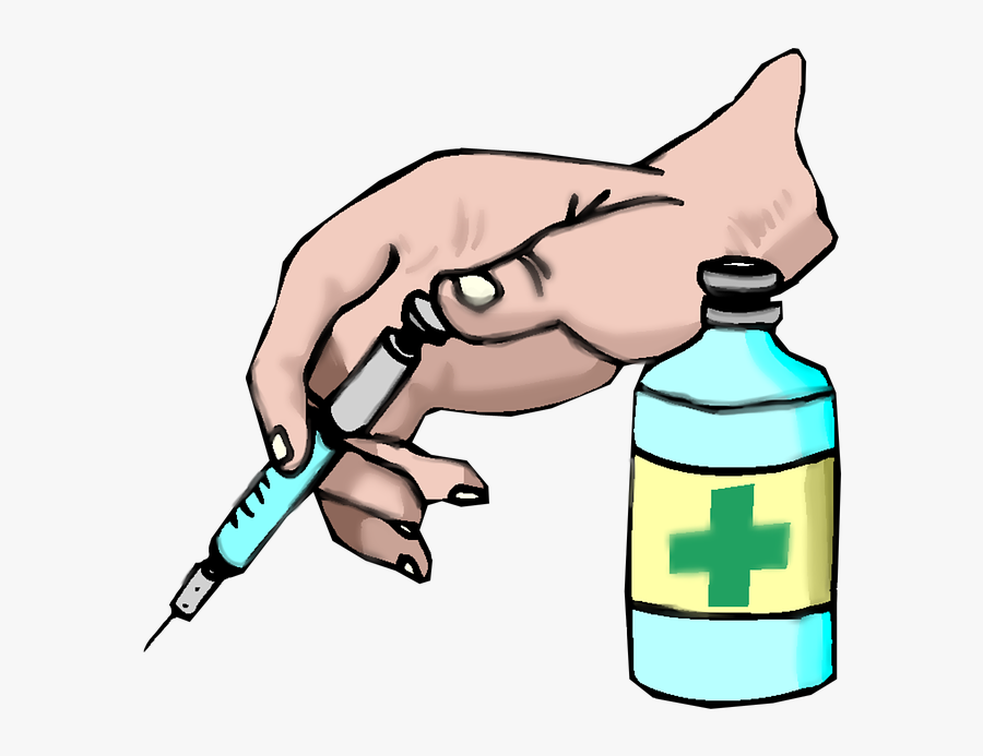 Vaccine, Syringe, Antidote, Cure, Injection, Medicine - Vaccine Clipart, Transparent Clipart