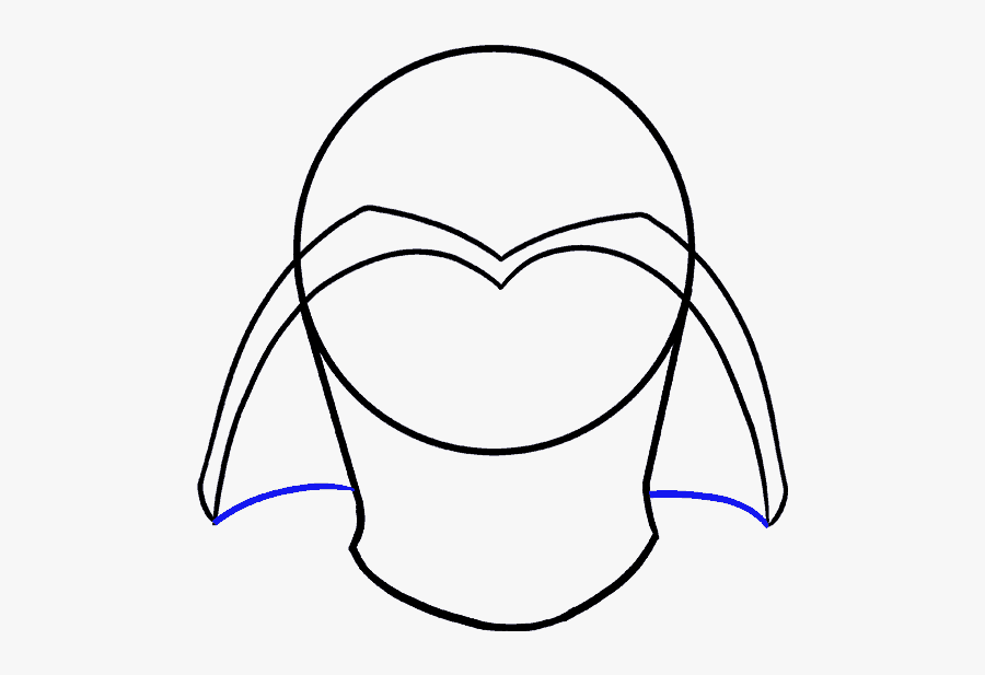 How To Draw Darth Vader In A Few Easy Steps Easy Drawing - Draw Darth Vader, Transparent Clipart