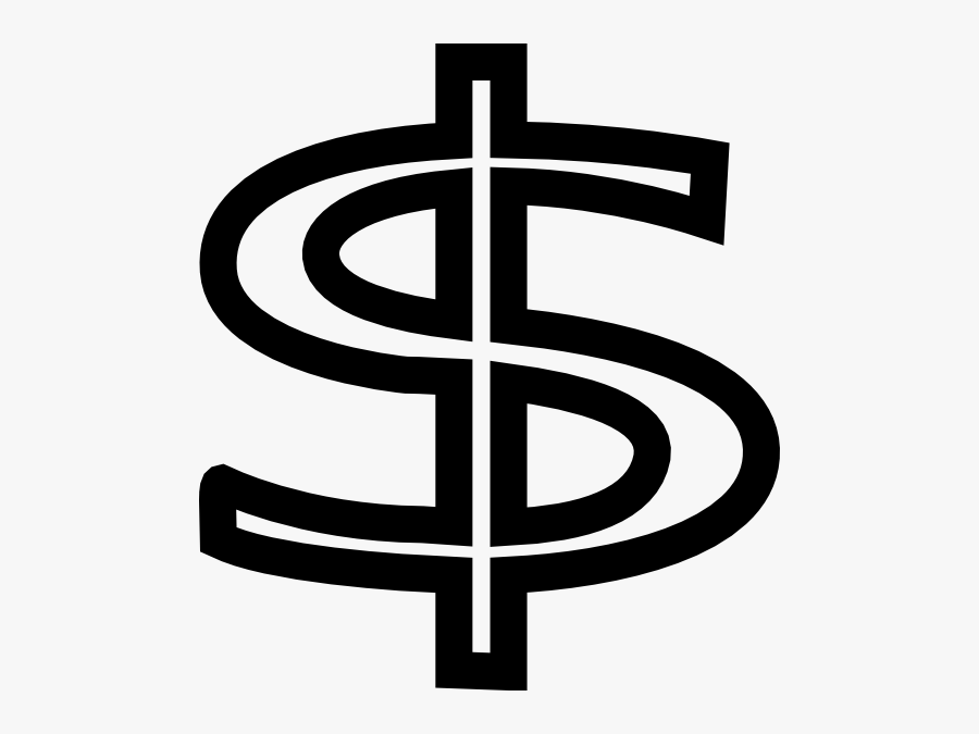 White Dollar Sign Clipart, Transparent Clipart