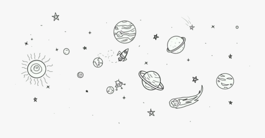 Transparent Galactic Starveyors Clip Art - Simple Space Tattoo Drawings, Transparent Clipart