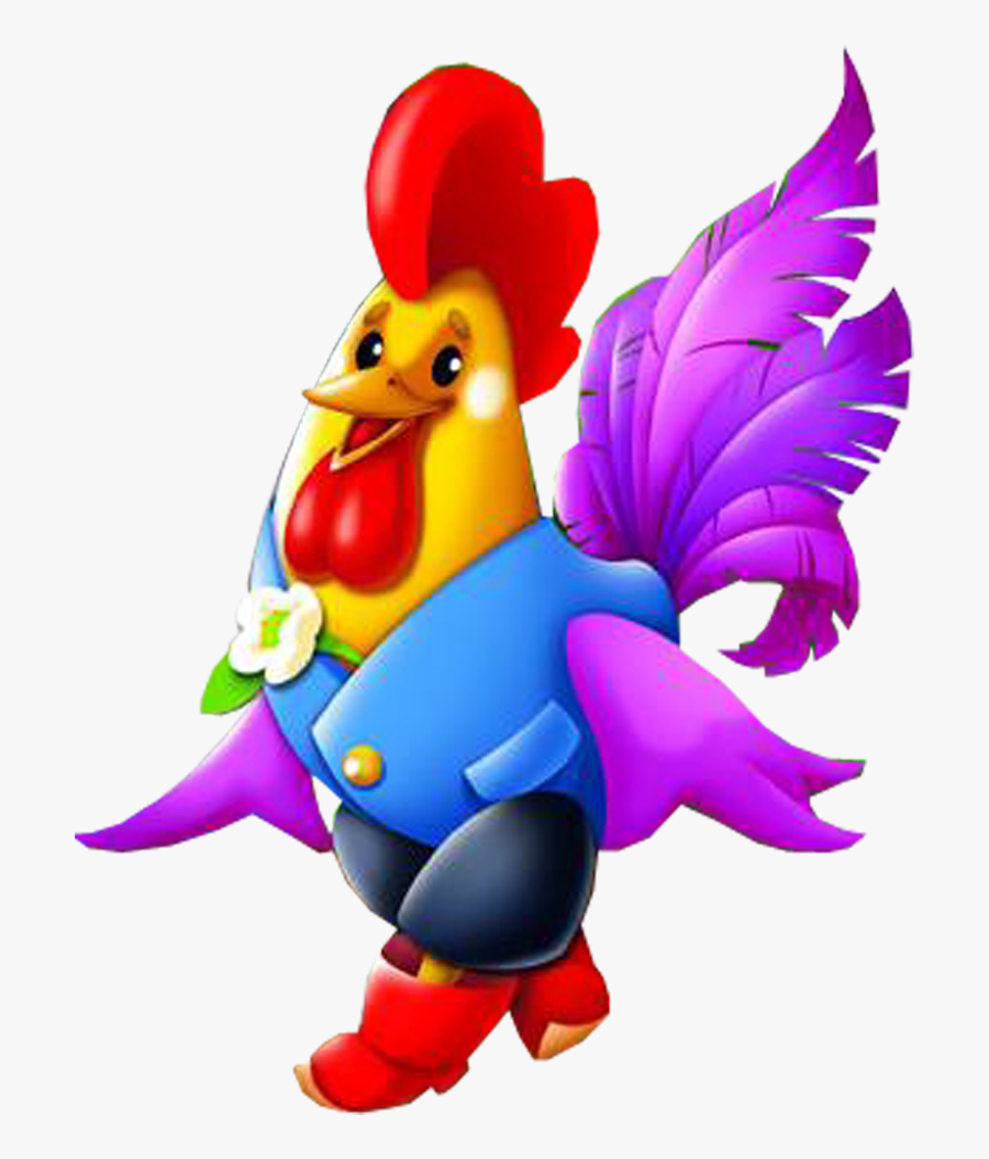 Rooster Clipart , Png Download - Gà Trống Ảnh Hoạt Hình, Transparent Clipart