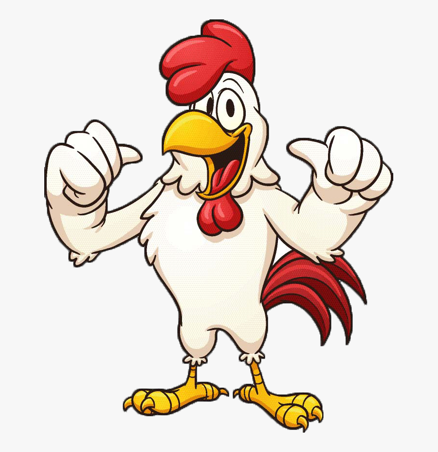 Chicken Cartoon Rooster Free Hd Image Clipart - Transparent Background ...