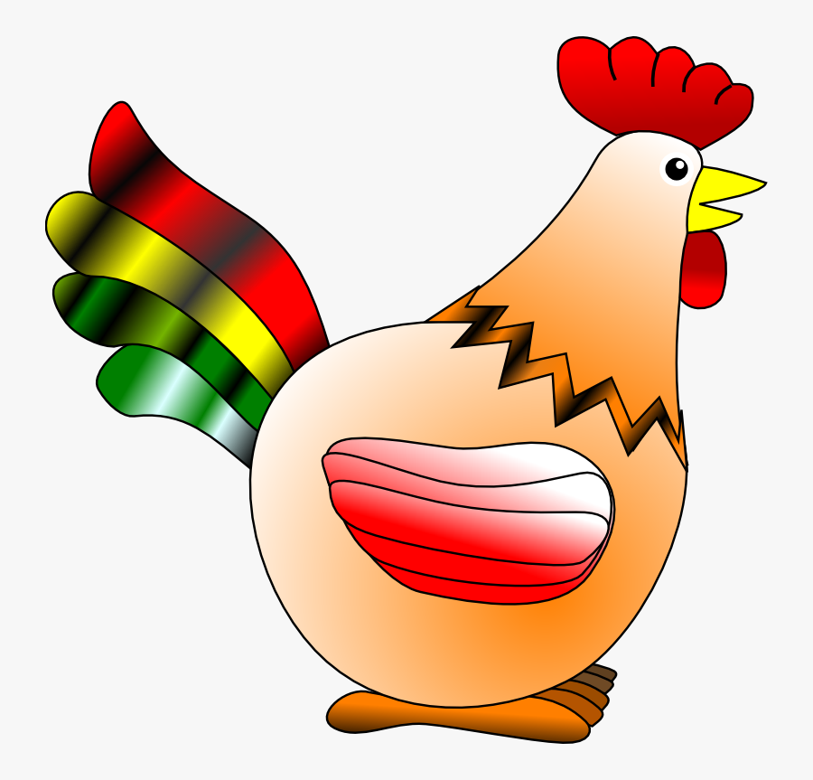 Clipart - Rooster, Transparent Clipart