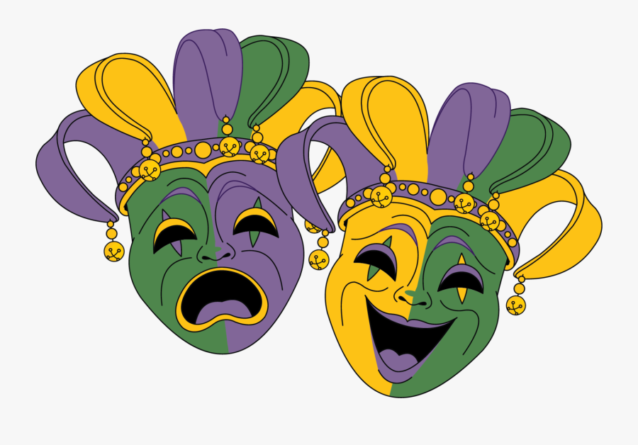 Mardi Theatre Gras Mask Vector Graphics Clipart - Mardi Gras Clipart ...