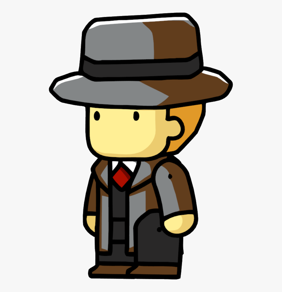 Detective Png - Scribblenauts Detective, Transparent Clipart