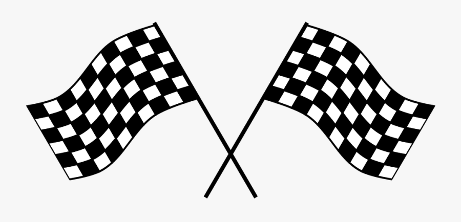 Checker, Flag, Race, Checkere - Race Car Flag Png, Transparent Clipart
