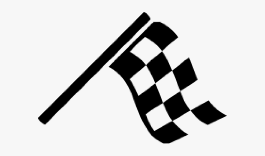 Checkered Flag Icon, Transparent Clipart