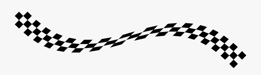 Transparent Checkered Flags Clipart - Race Flag Png, Transparent Clipart