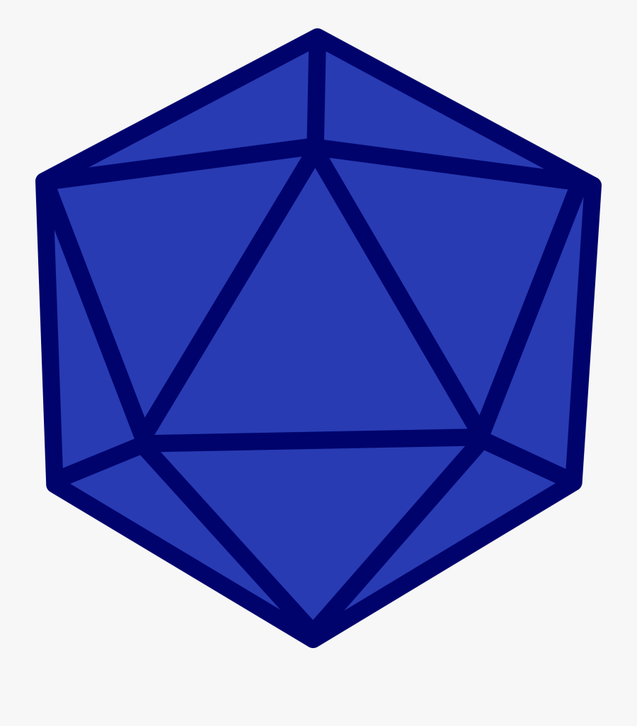 D20 Blank - D20 Png Transparent, Transparent Clipart